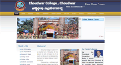 Desktop Screenshot of choudwarcollege.org